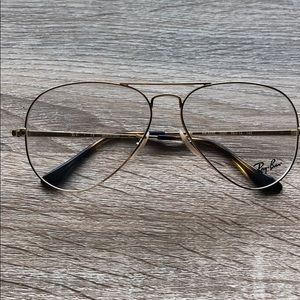 RAY BANS AVIATORS GOLD FRAME